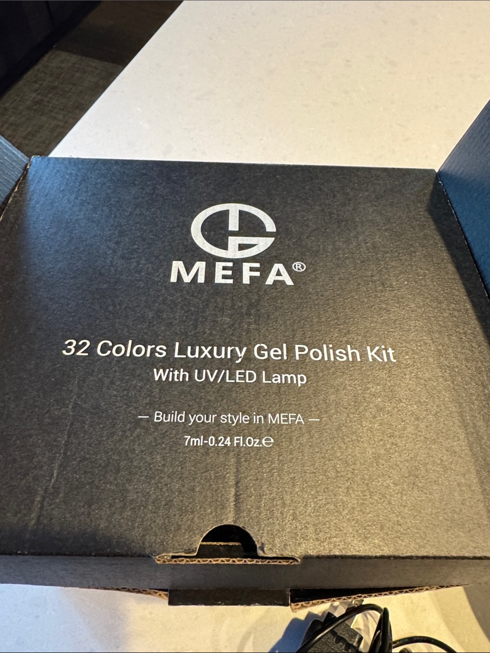 32-Color Luxury Gel Polish Kit with UV/LED Lamp - Black 30 colors gel lamp